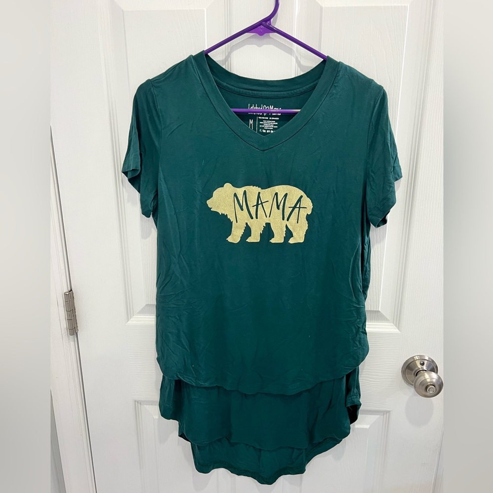 Latched mama t- Mama bear M.